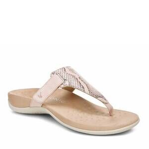 NEW VIONIC women's wanda supportive sandals in pale blush snake
